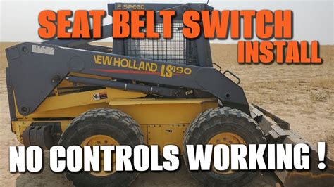 cat skid steer seat switch location|skid steer seat switch repair.